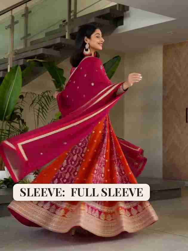 Trijal Fab Women Georgette Kurta Dupatta Set - Image 3