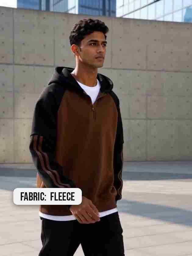 QUTUN Men Full Sleeve Hooded Sweatshirt - Image 3