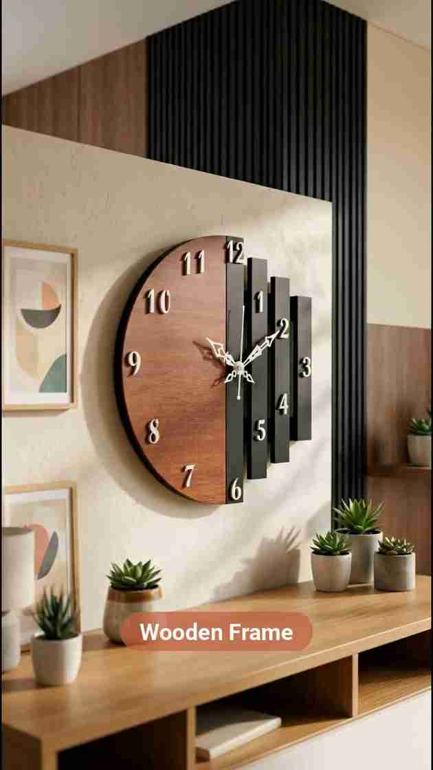 TRENDSCRAFTS 30.5 cm Multicolor Analog Wall Clock - Image 3