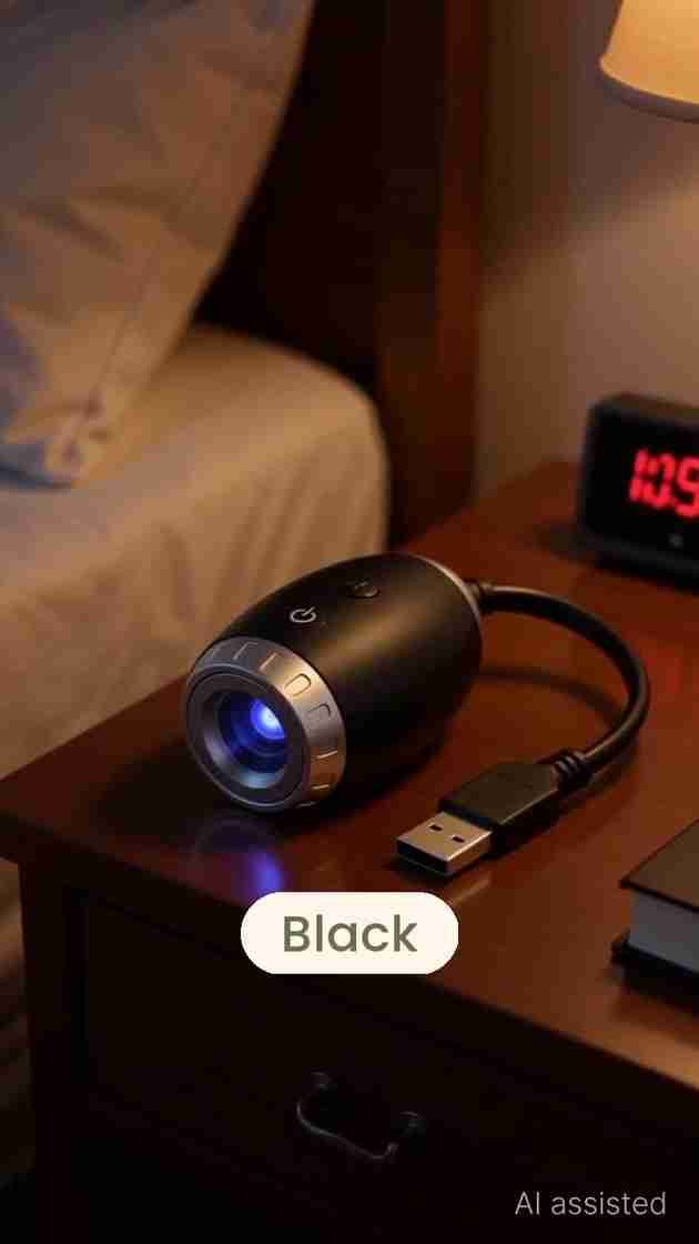 Lumiora Aureluxindia Night Lamp 23.5 cm Black - Image 3