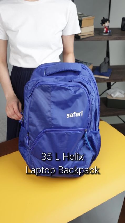 SAFARI Helix 35 L Laptop Backpack Blue Price in India