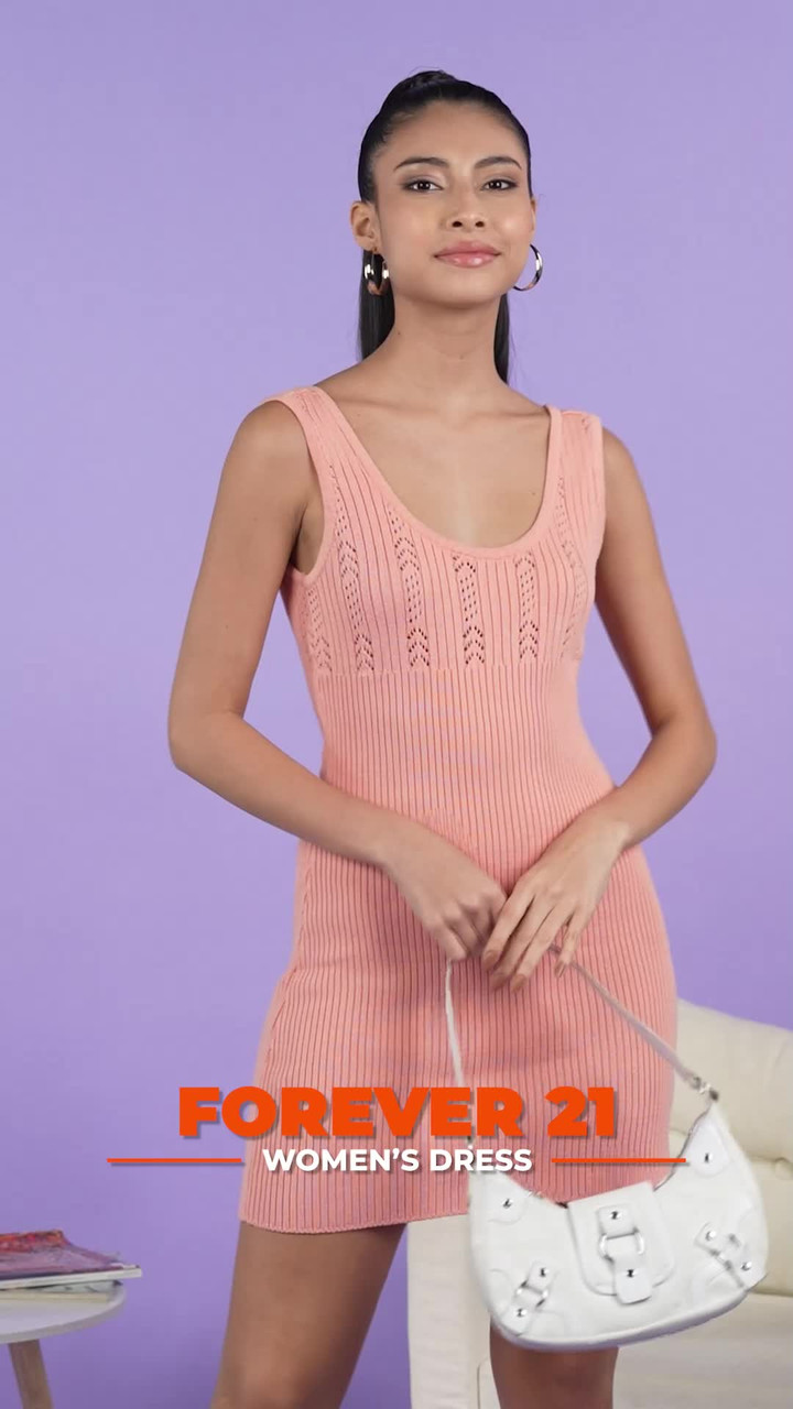 FOREVER 21 Women A-line Pink Mini/Short Dress - Buy FOREVER 21 Women A-line  Pink Mini/Short Dress Online at Best Prices in India | Flipkart.com