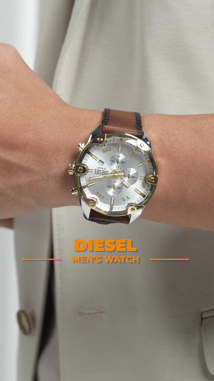 DIESEL Spiked Spiked Analog Watch - For Men - Buy DIESEL Spiked