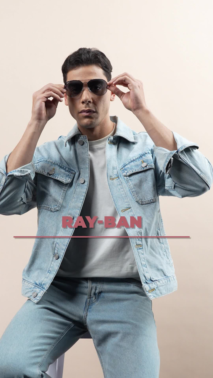 Buy Ray-Ban Spectacle Sunglasses Blue For Men & Women Online