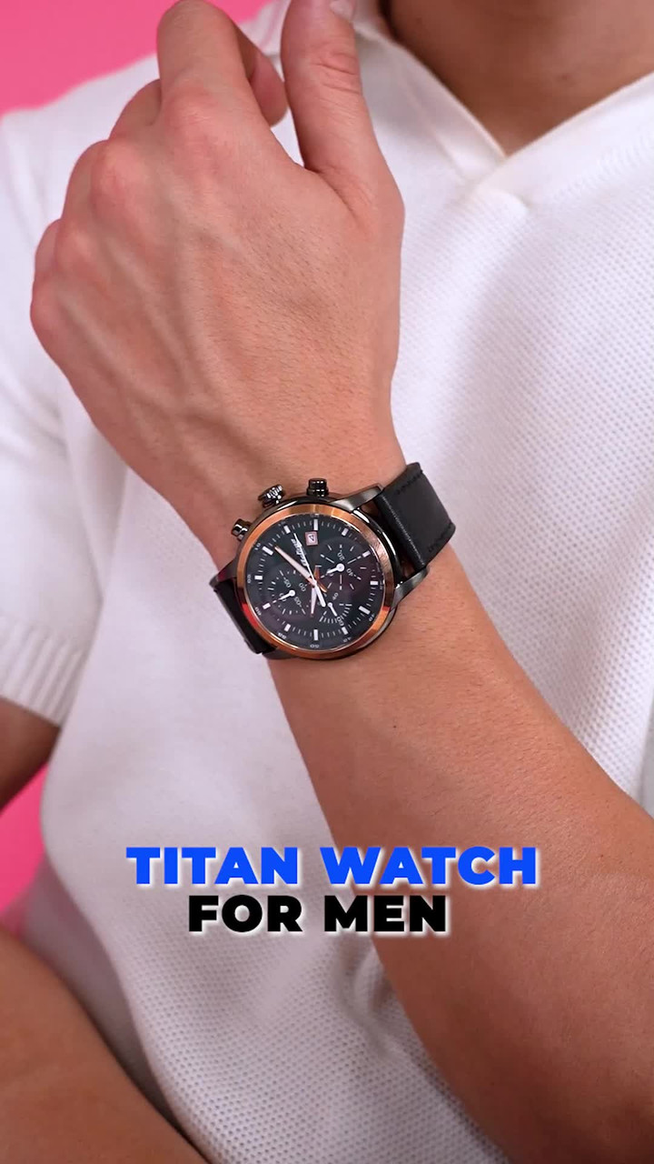 Titan Titan Octane Chronograph Forest Green Dial Black