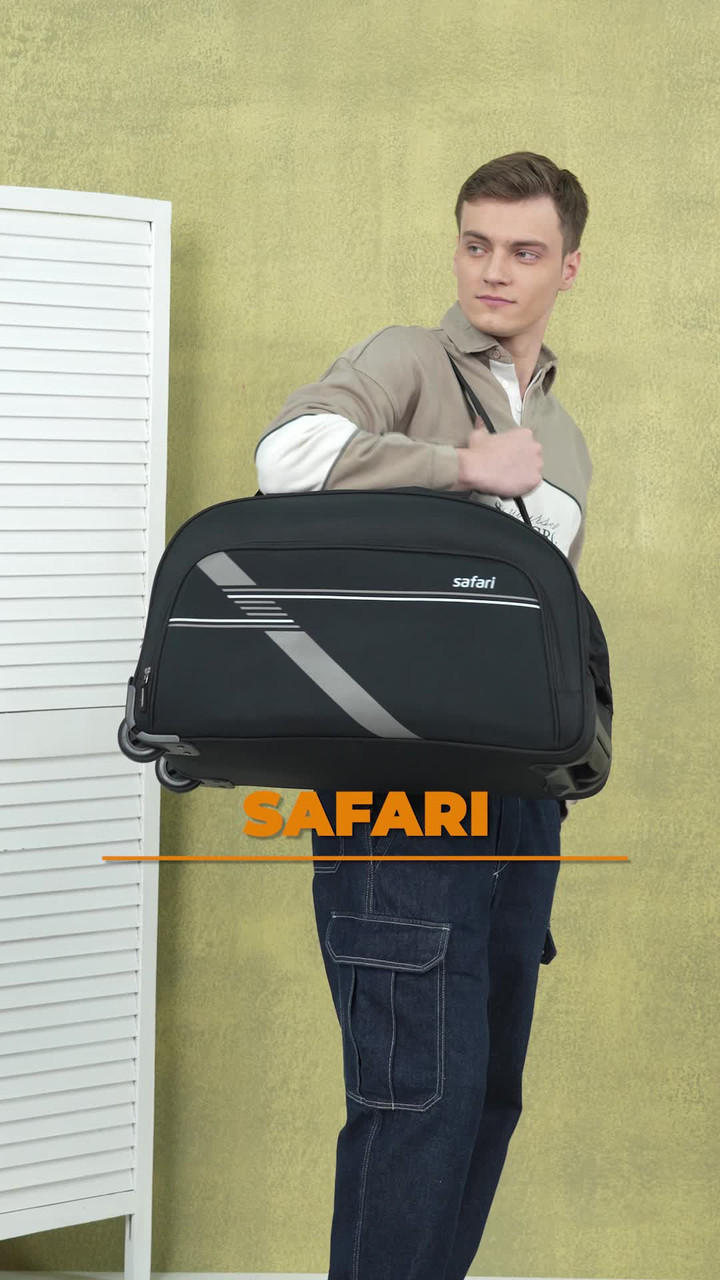 SAFARI PEP NEO 66 RDFL Duffel With Wheels (Strolley) Black - Price