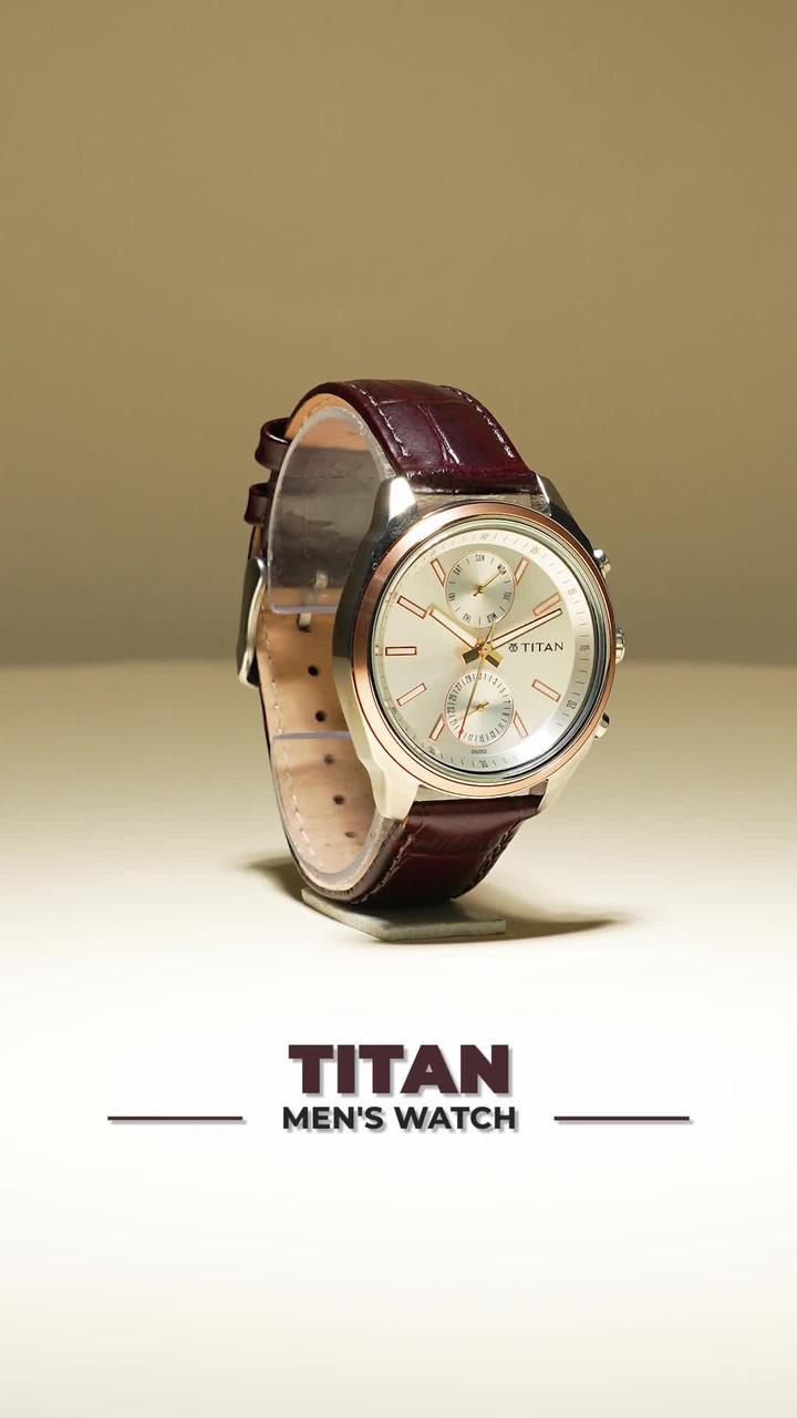 Trend 2 15ポンド Buy Online Titan Quartz Multifunction Silver Dial Leather Strap