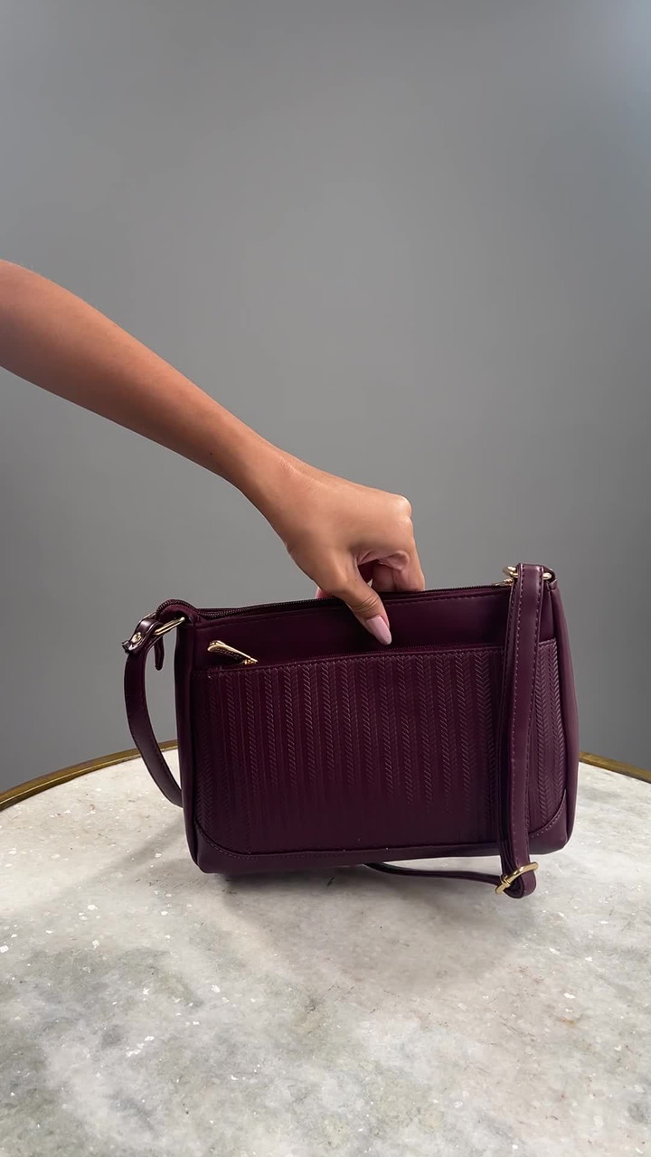 Exotic Purple Sling Bag Pop colour Sling bag Purple - Price in