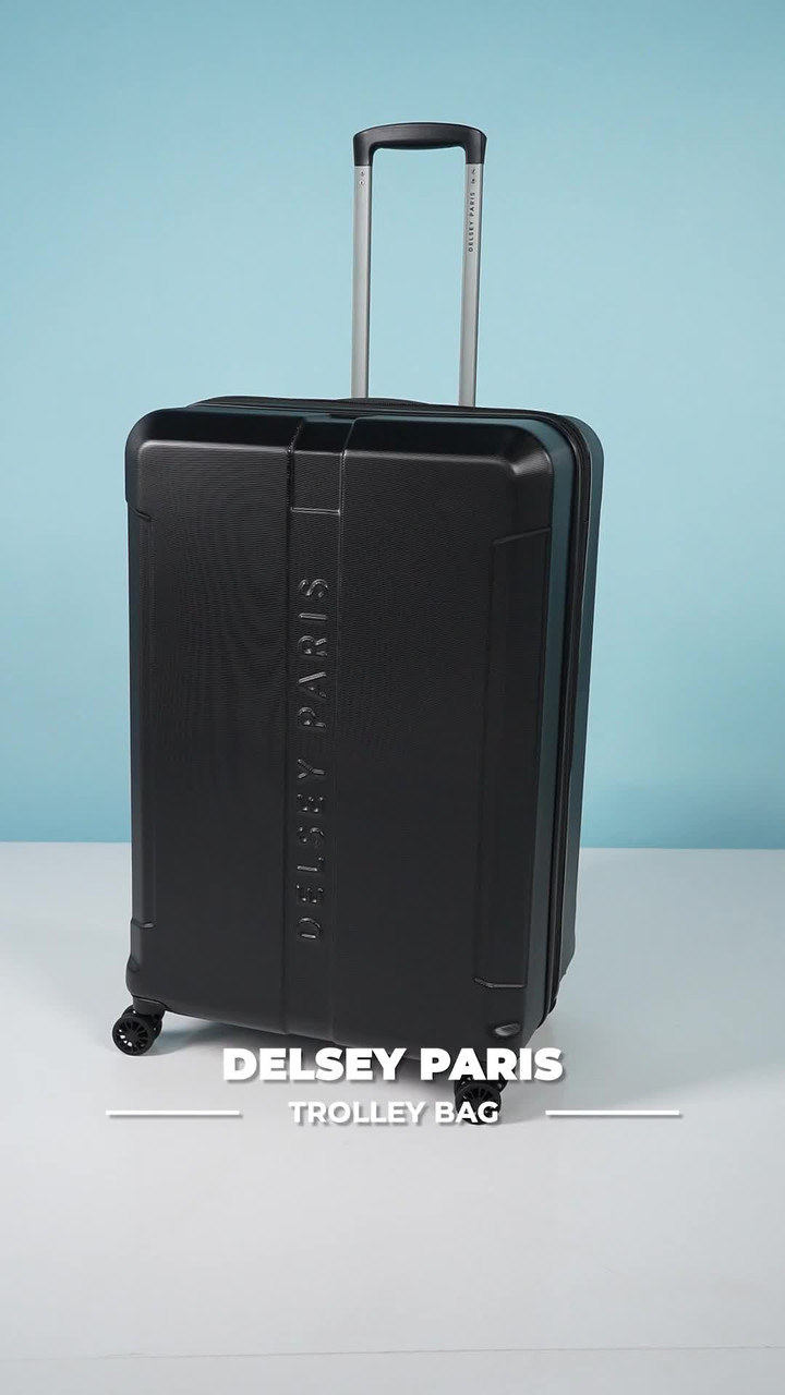 trolley suitcase delsey paris carry on luggage