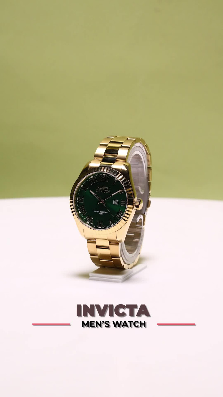 INVICTA 48548 Specialty Quartz Green Dial Analog Watch - For Men