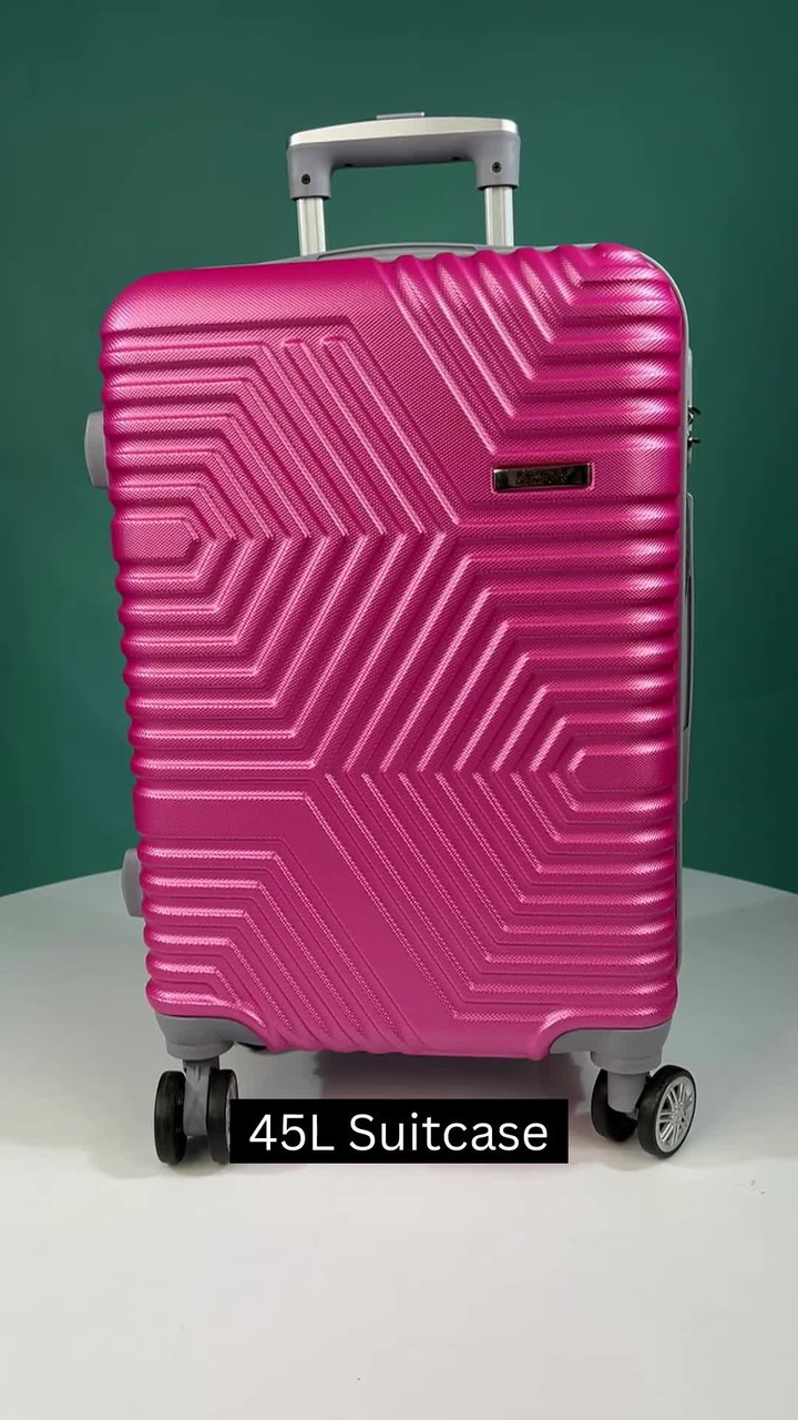 Kandel London Hard Sided ABS and PC 4 Wheel Spinner, Unbreakable