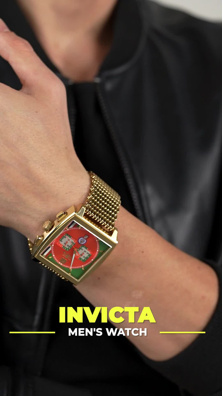 INVICTA 47609 Invicta Racing Analog Orange Dial Analog Watch - For