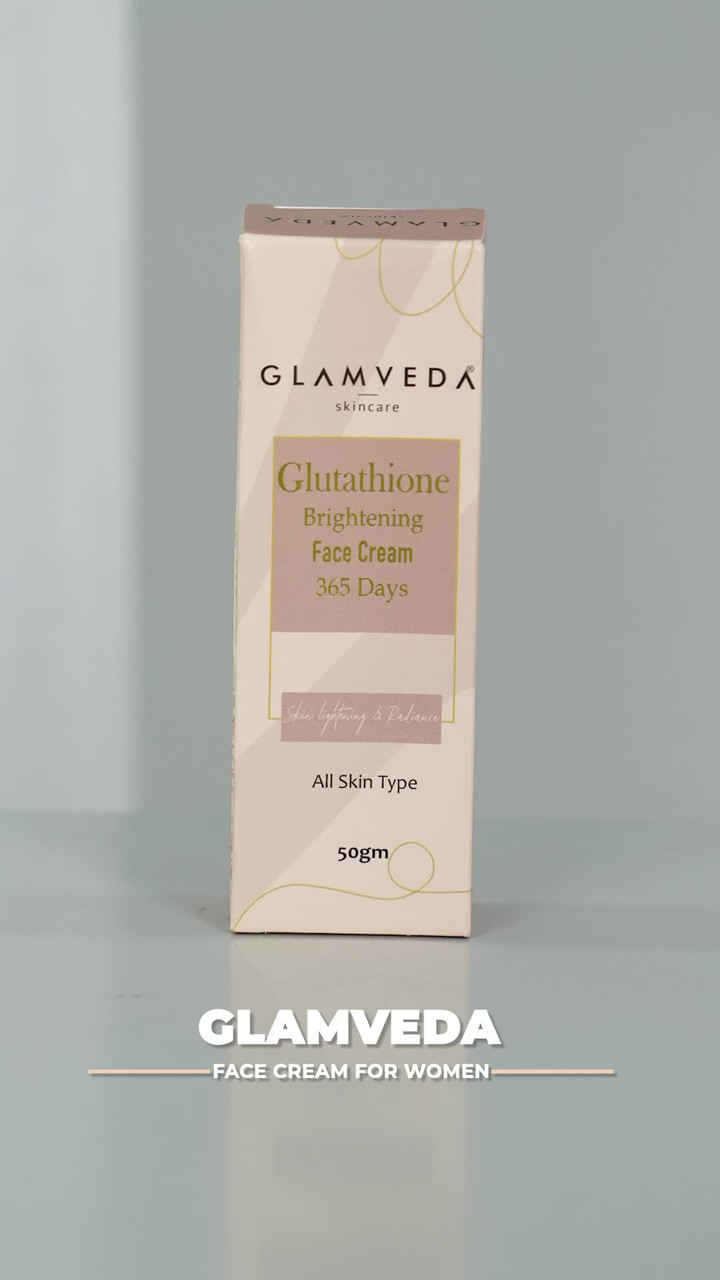 GLAMVEDA Glutathione Face Cream Reduce Dark spots & brighetns Skin tone,  Glow Booster