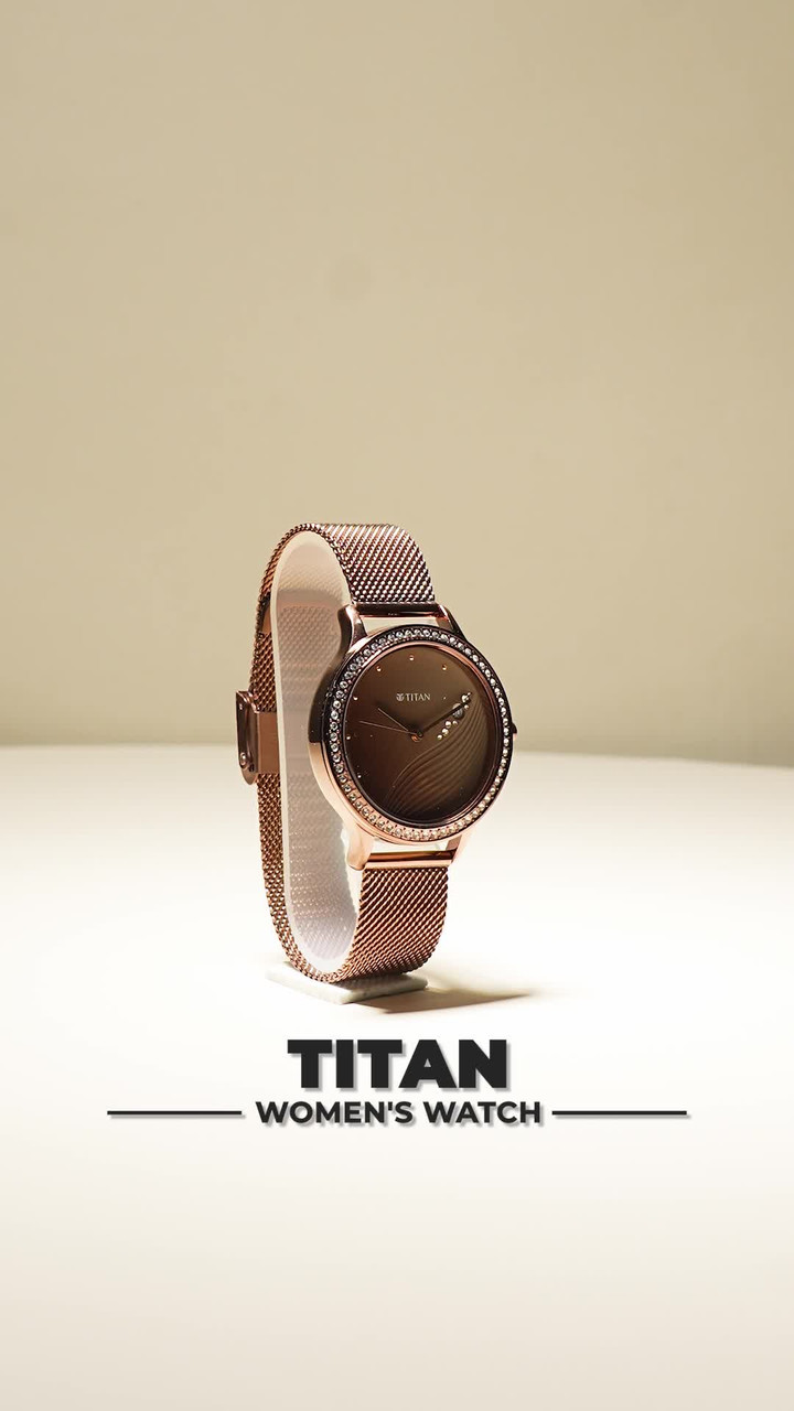 Titan Titan Ladies Purple Glam It Up Phase 2 Titan Purple Glam It