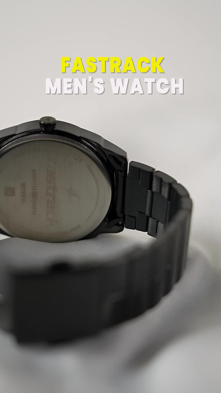 ASTRIAAL blackl ブラックメタル Fastrack Metallica Quartz Analog Watch for Guys