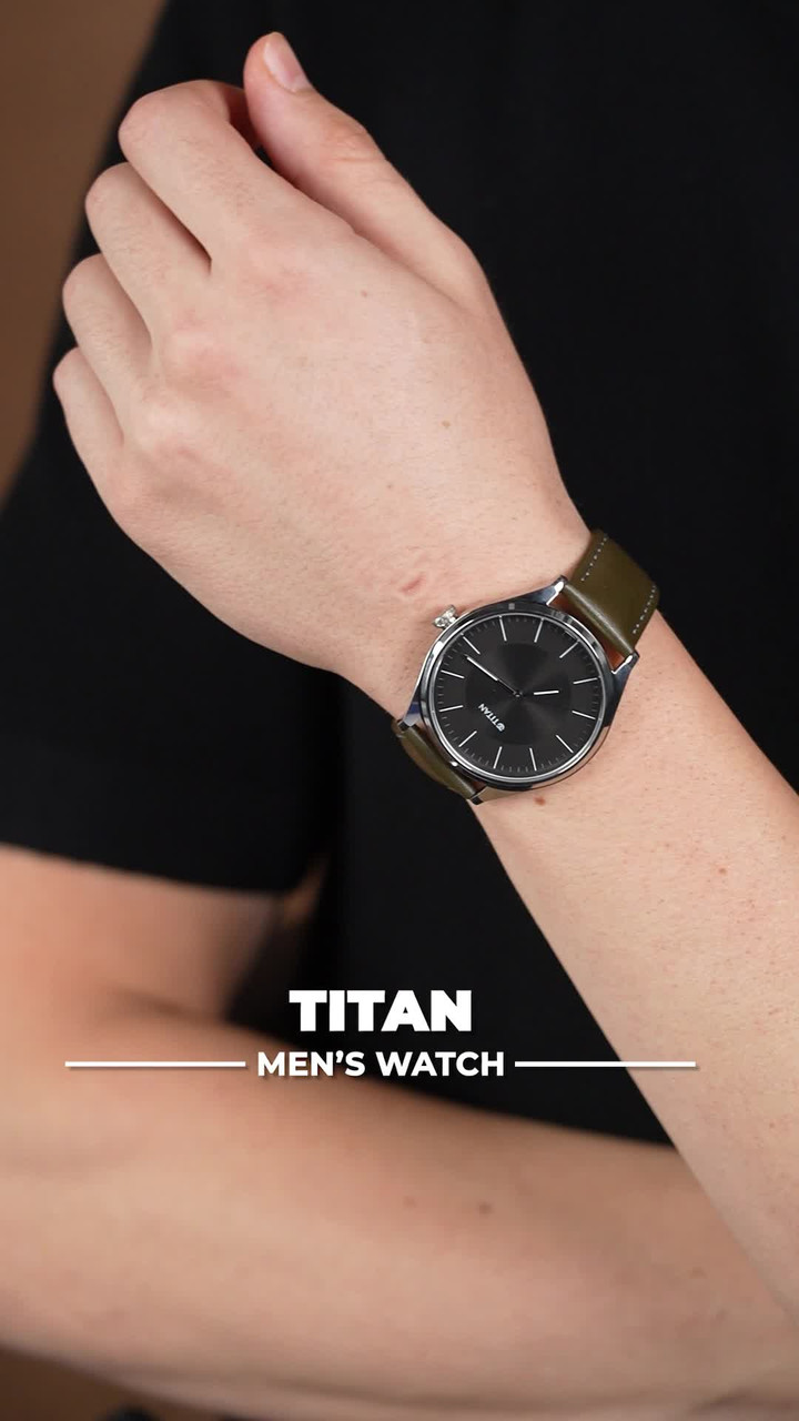Titan NP1802SL08 Titan Workwear Urban Edge Grey Dial Brown