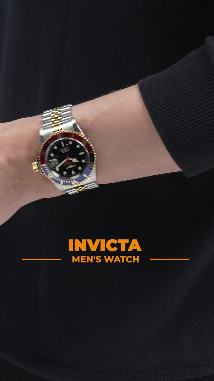 INVICTA 29180 Pro Diver Automatic Black Dial Analog Watch - For