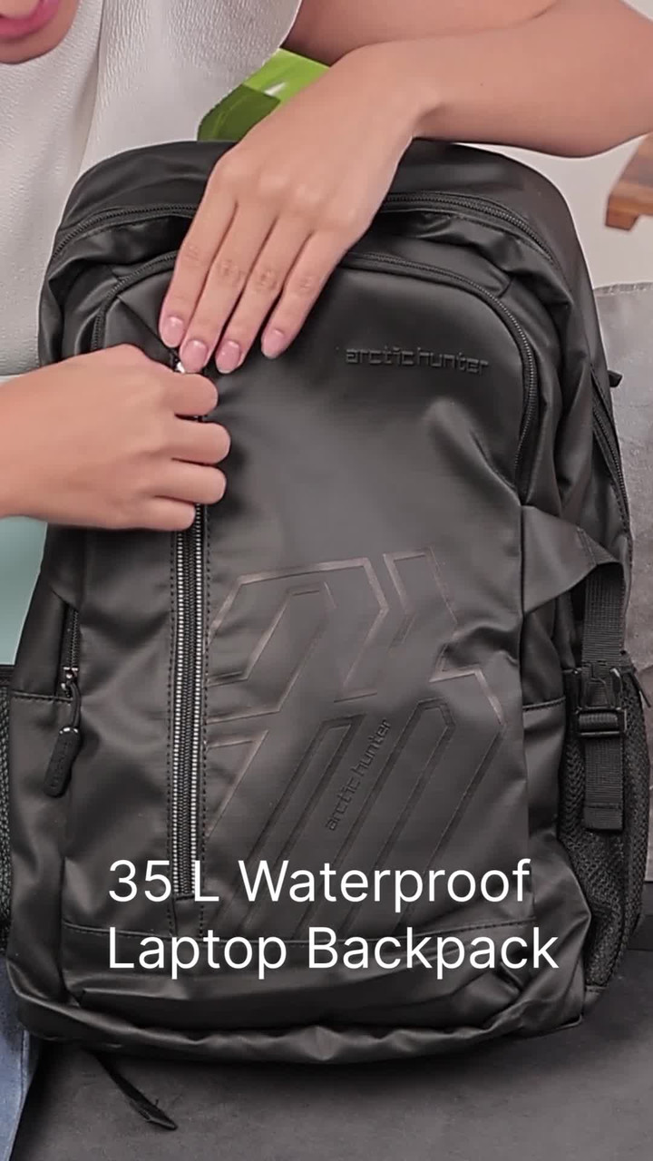 Half Moon Laptop Rucksack 35l Half Moon Waterproof Bag With Rain Cover 35 L  Laptop Backpack
