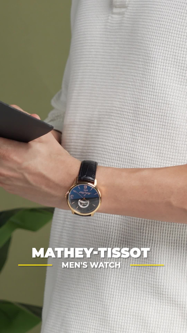 Mathey-Tissot MC1886CN Automatic Black Dial Swiss Made Analog