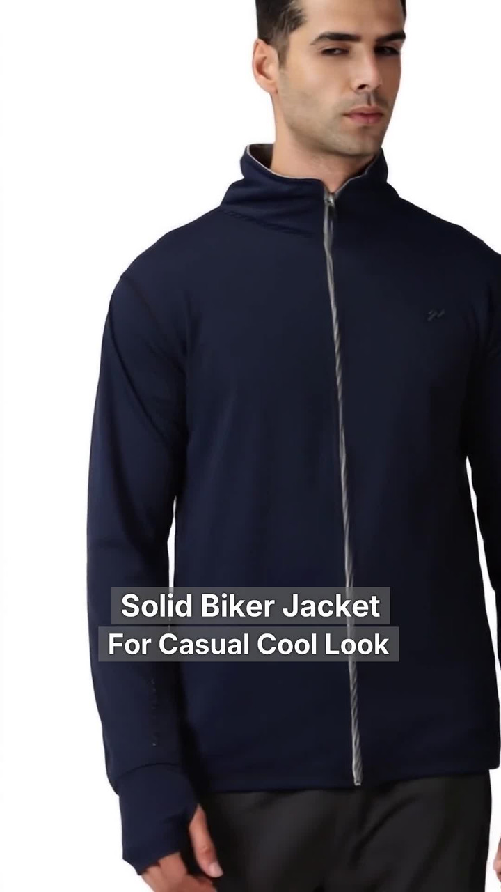 BLUE TYGA Full Sleeve Solid Men Jacket - Buy BLUE TYGA Full Sleeve