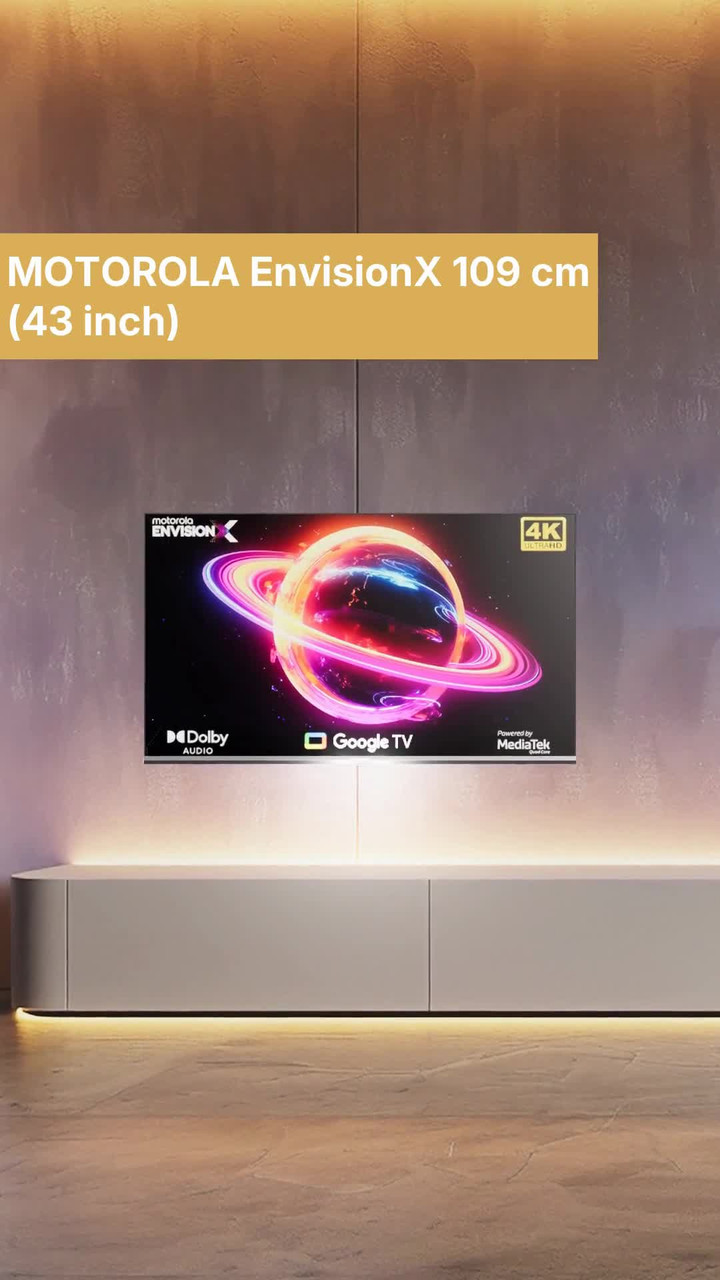 MOTOROLA EnvisionX 127 cm (50 inch) Ultra HD (4K) LED Smart Google