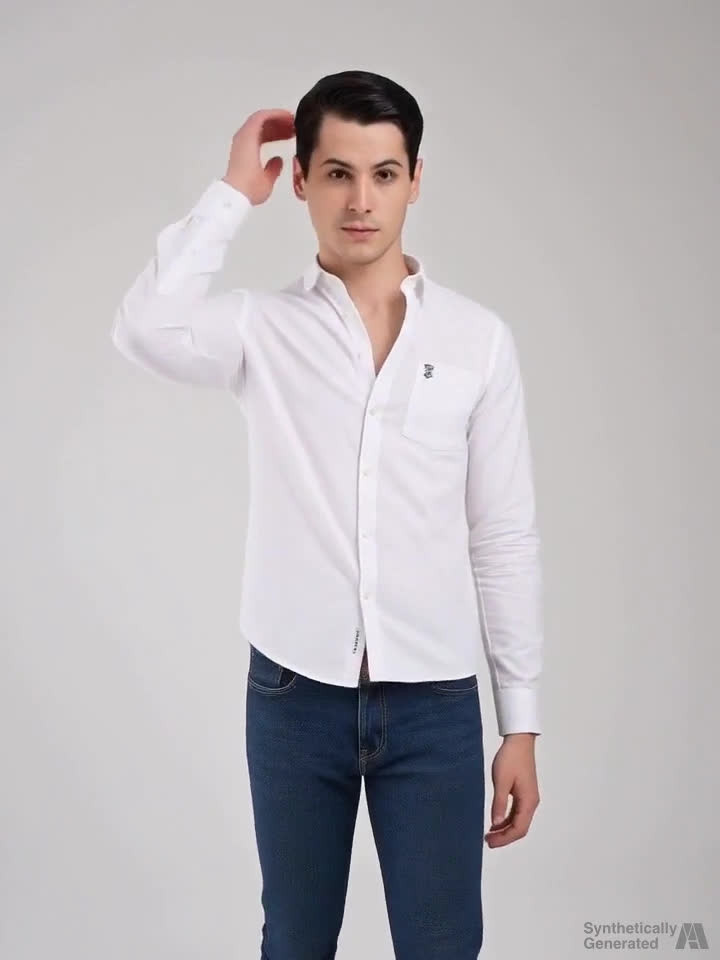 RED TAPE Men Solid Casual White Shirt - Buy RED TAPE Men Solid