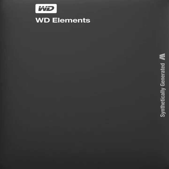 WD Elements 4 TB External Hard Disk Drive (HDD) 5 GB/s, USB 2.0