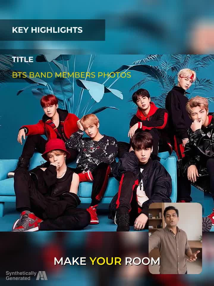 BTS Band Members Photos Paper Print - Music posters in India - Buy