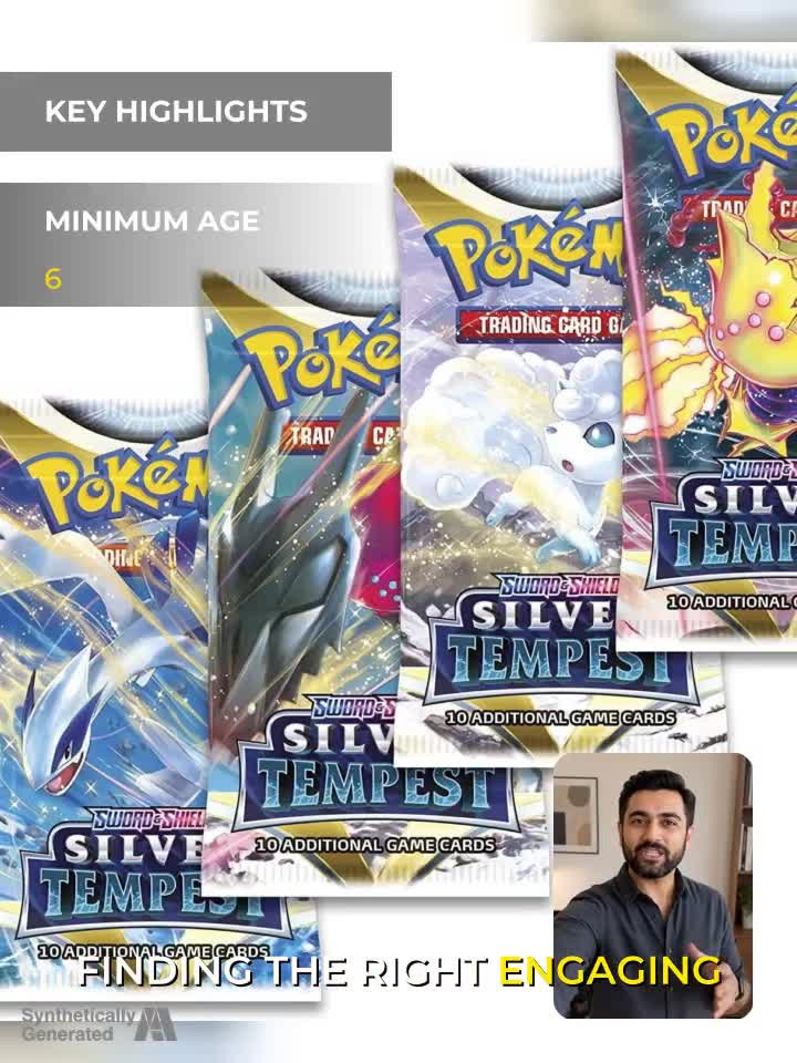 Craveon Poke-Mon Sword & Shield Silver Tempest 36 Count Booster