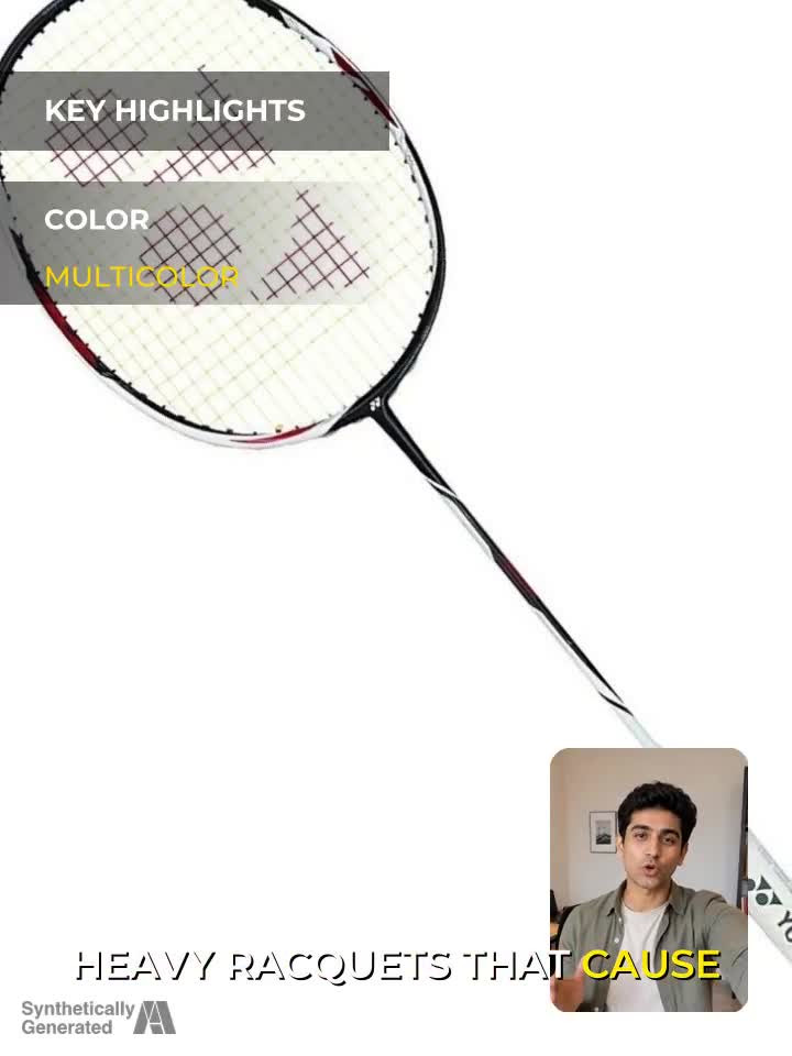 YONEX Duora Z Strike Multicolor Strung Badminton Racquet - Buy