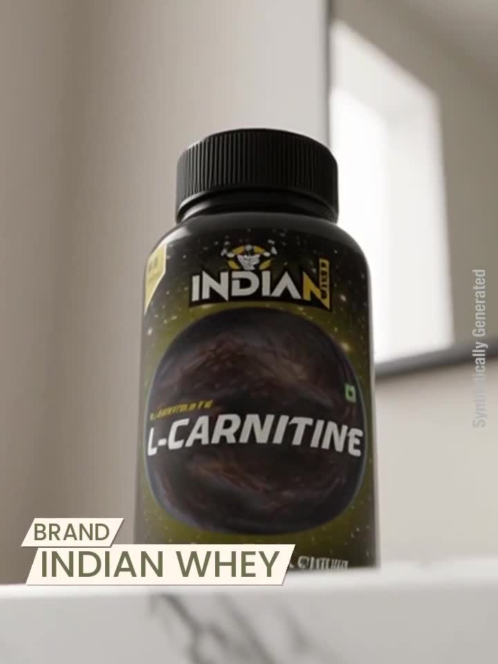 Indian Whey L-Carnitine Supplement For Weight Loss 1000Mg Fat Burner Supplement 60 Veg Tablets Price in India