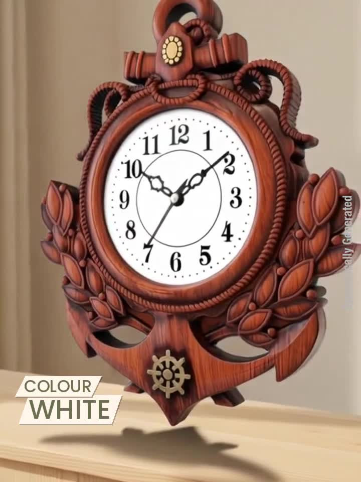 Kerensa Analog 26 cm X 26 cm Wall Clock Price in India - Buy