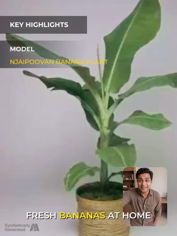 SHYAM NJAIPOOVAN BANANA Plant. Seed Price in India - Buy SHYAM