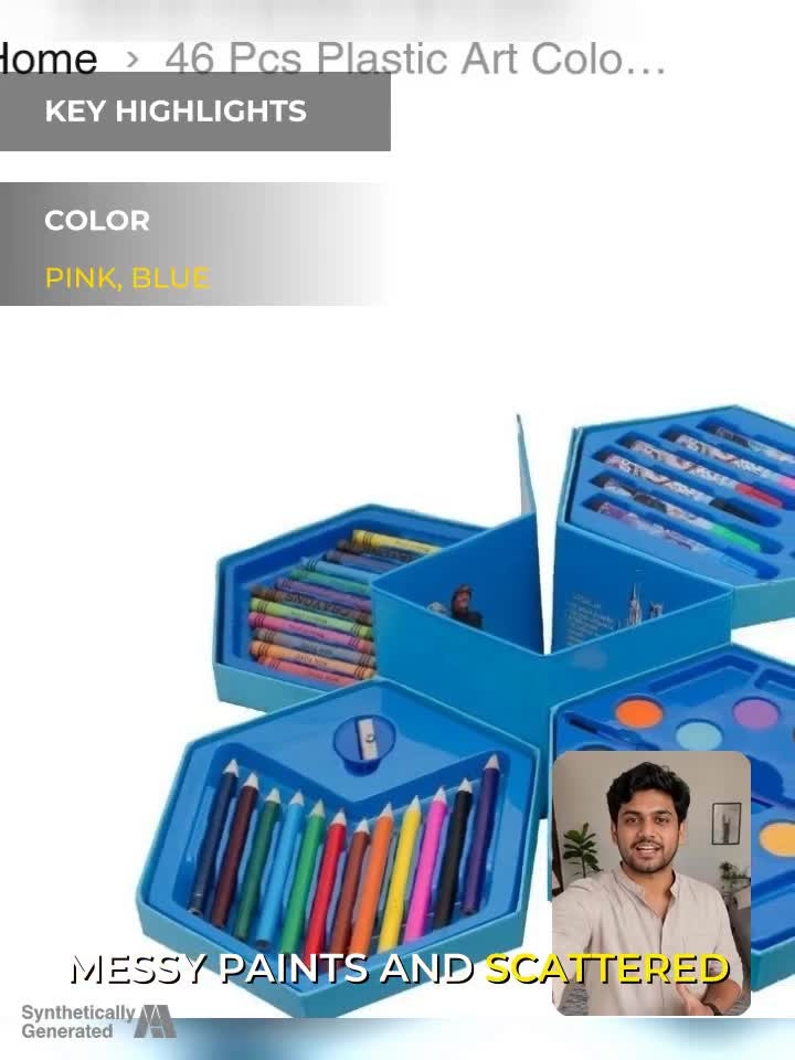 Flipkart.com | GARATI Art Set, Colors Box Color Pencil, Crayons