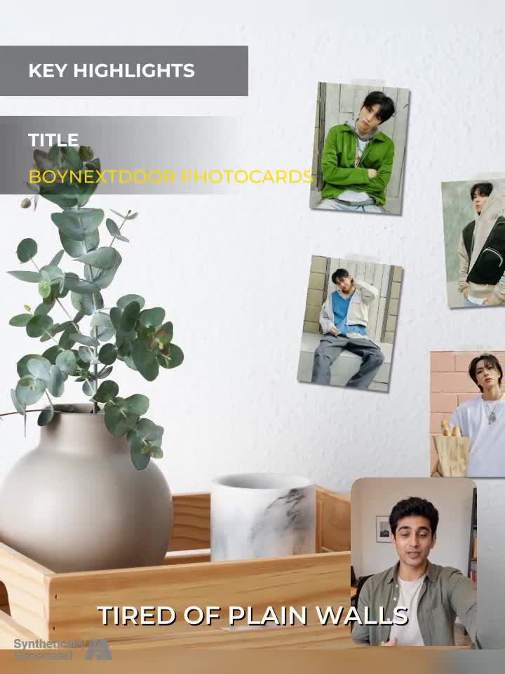 BOYNEXTDOOR Photocards Pack of 16 (8 x 11 cm) | Boy Next Door Who