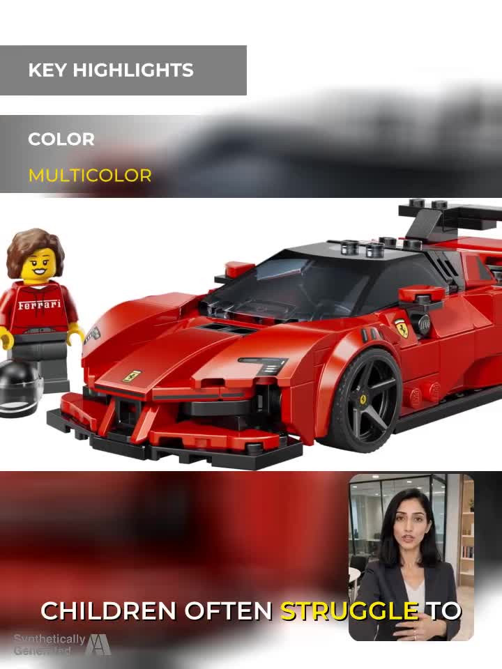 LEGO Speed Champions Ferrari SF90 XX Stradale Sports Car 77254