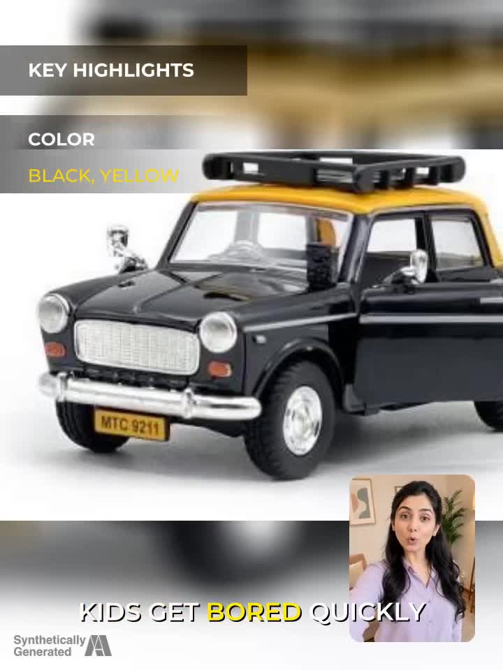 centy toys Queen 70's Taxi (Door Openable) - Queen 70's Taxi (Door