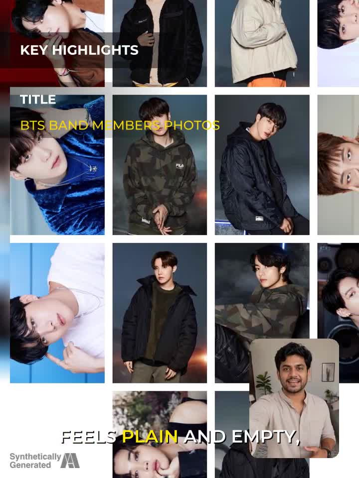 Pack of 56 BTS Band Members Photos collections| for BTS Army| HD+