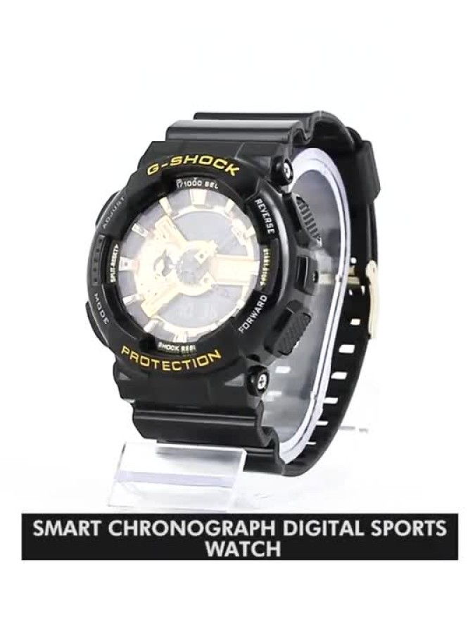 Casio black sale sports watch