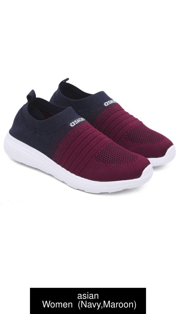 asian Elasto-02 sports shoes for women | Running shoes for girls stylish  latest design new fashion |casual sneakers for ladies | Lace up Lightweight  