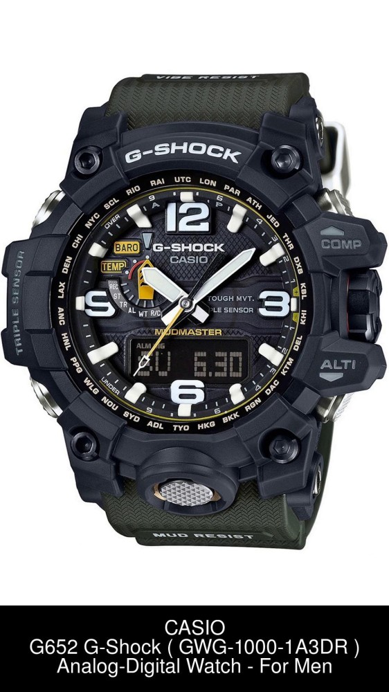 CASIO G-Shock ( GWG-1000-1A3DR ) Analog-Digital Watch - For Men 