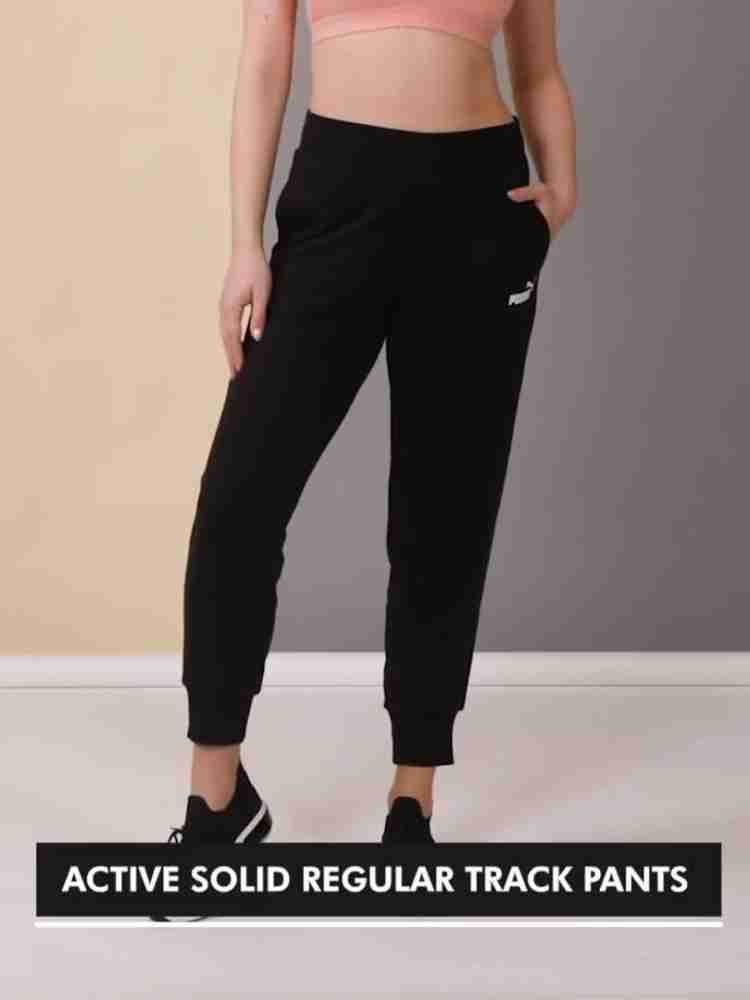 PUMA ESS Sweatpants Solid Women Black Track Pants - Buy PUMA ESS