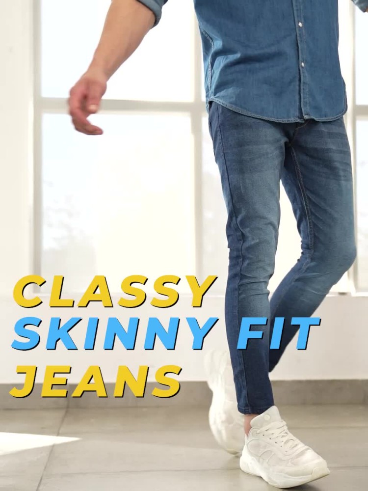 Buy Ketch Dark Blue Slim Fit Stretchable Jeans for Men Online at Rs.557 -  Ketch