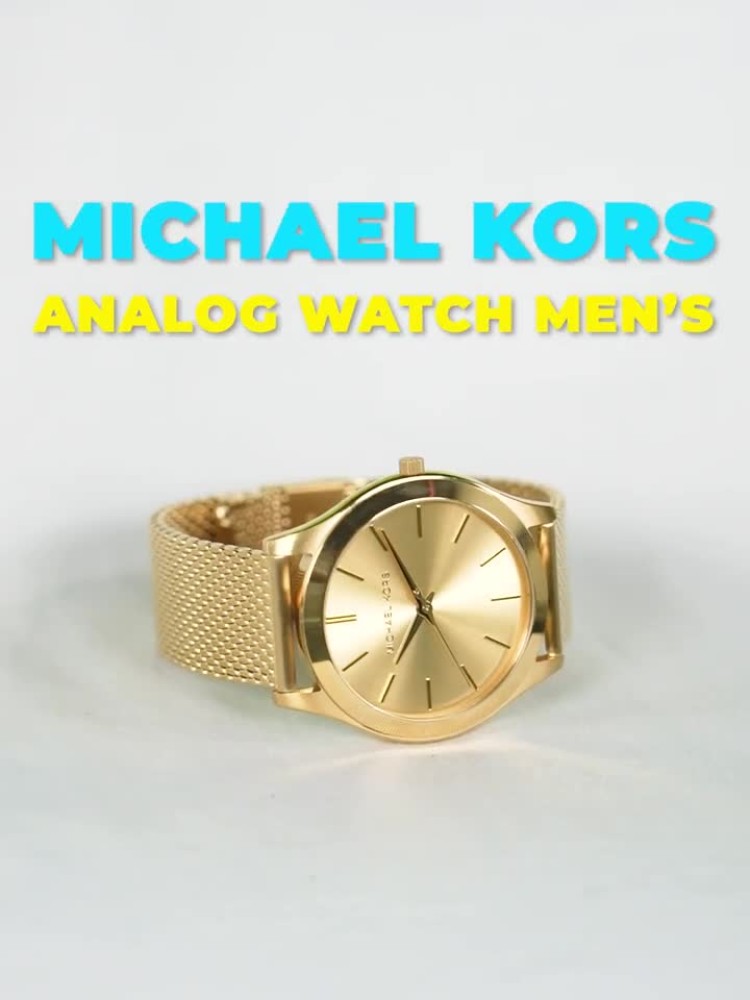 MICHAEL KORS Slim Runway Slim Runway Analog Watch - For Men - Buy