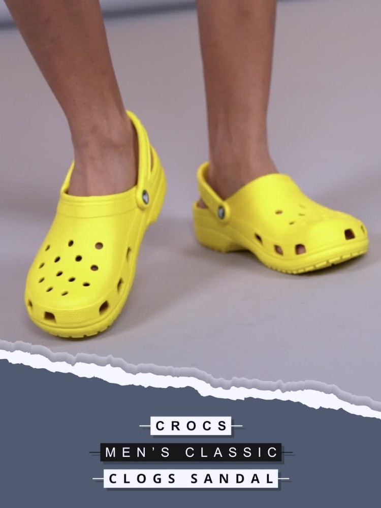 Yellow crocs sales womens