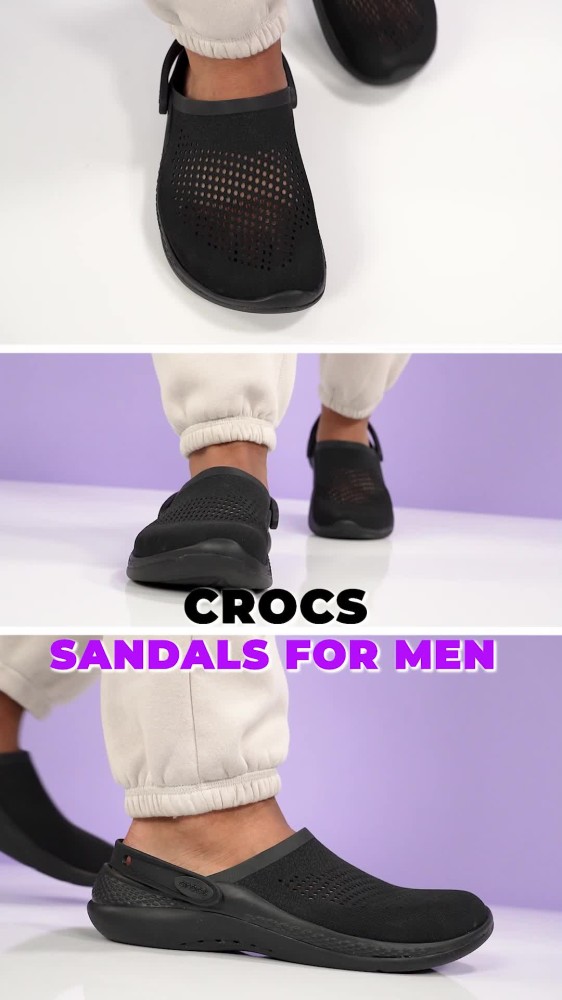 Crocs literide store on feet