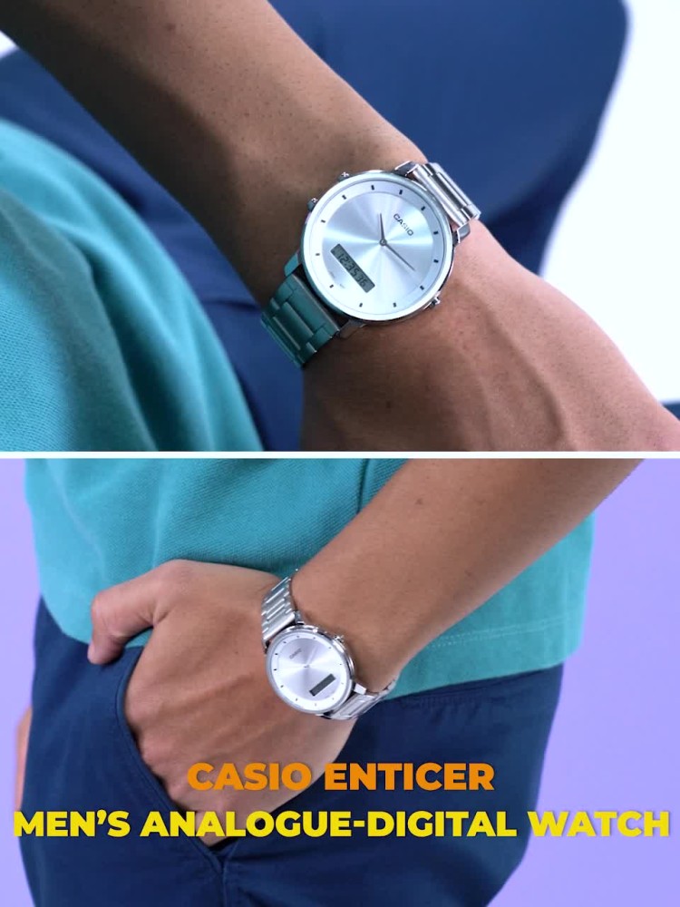 Casio enticer analog digital hot sale watch