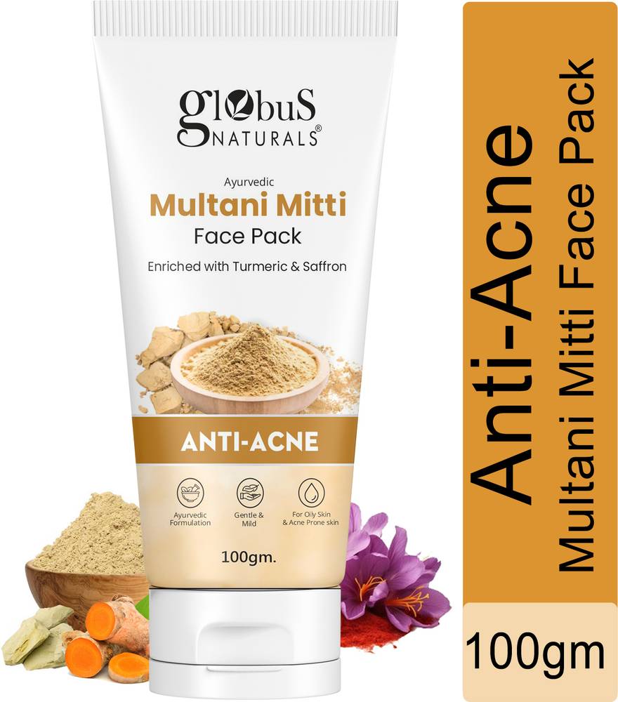 Globus Naturals Anti Acne Multani Mitti Face Pack  (100 g)