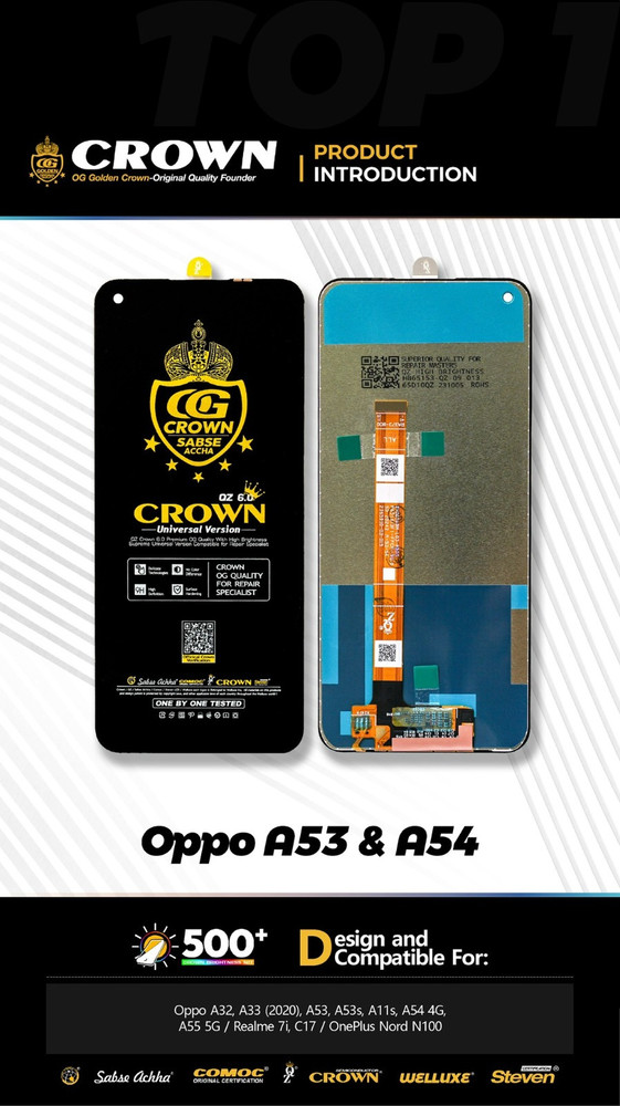 Tmcrown LCD Mobile Display for oppo oppo a53 Price in India - Buy ...
