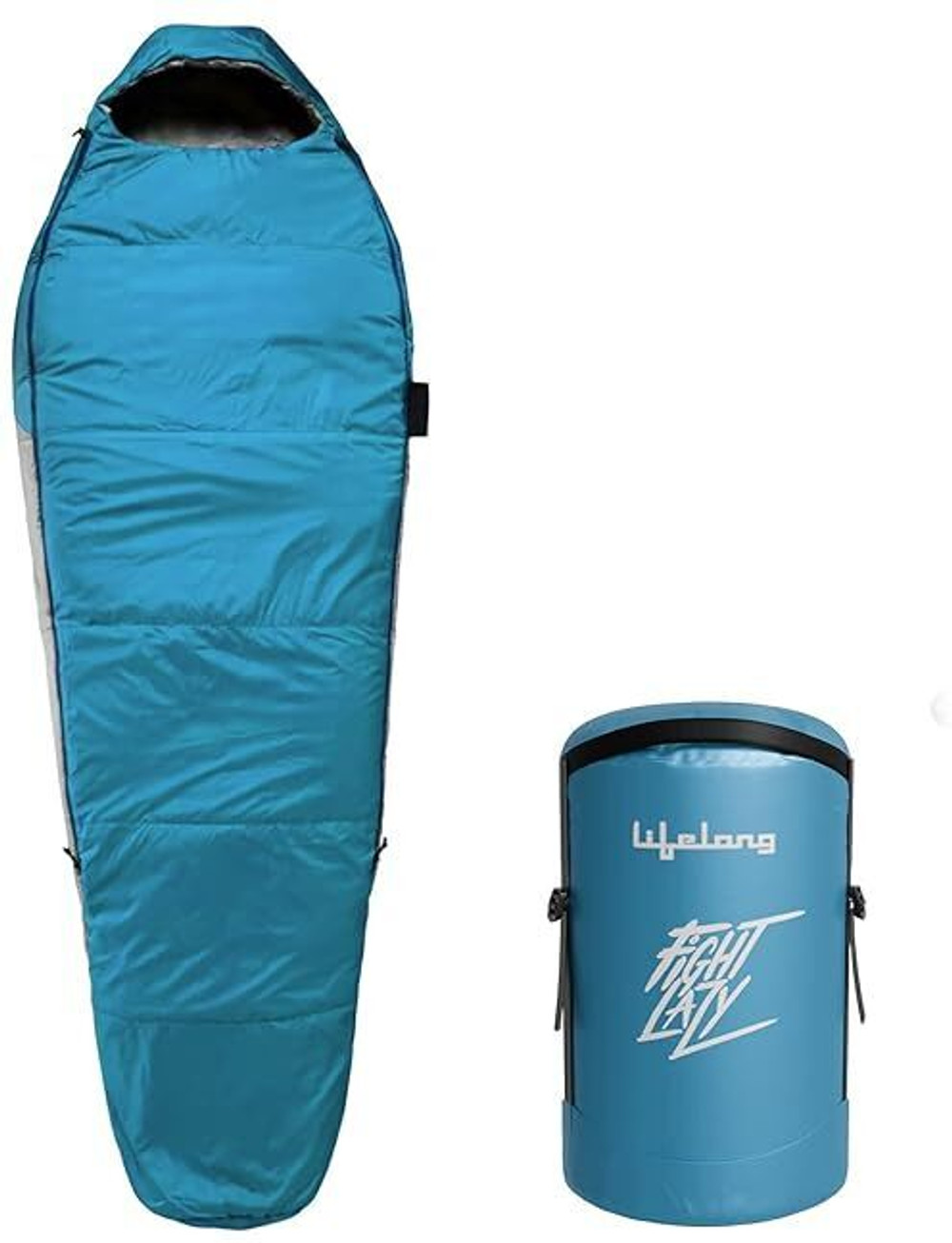 Lifelong 0°C, Lab tested  Mummy Shape Sleeping Bag for Camping, Hiking, Indoor &amp; Outdoor, Warm Sleeping Bag — Lifelong